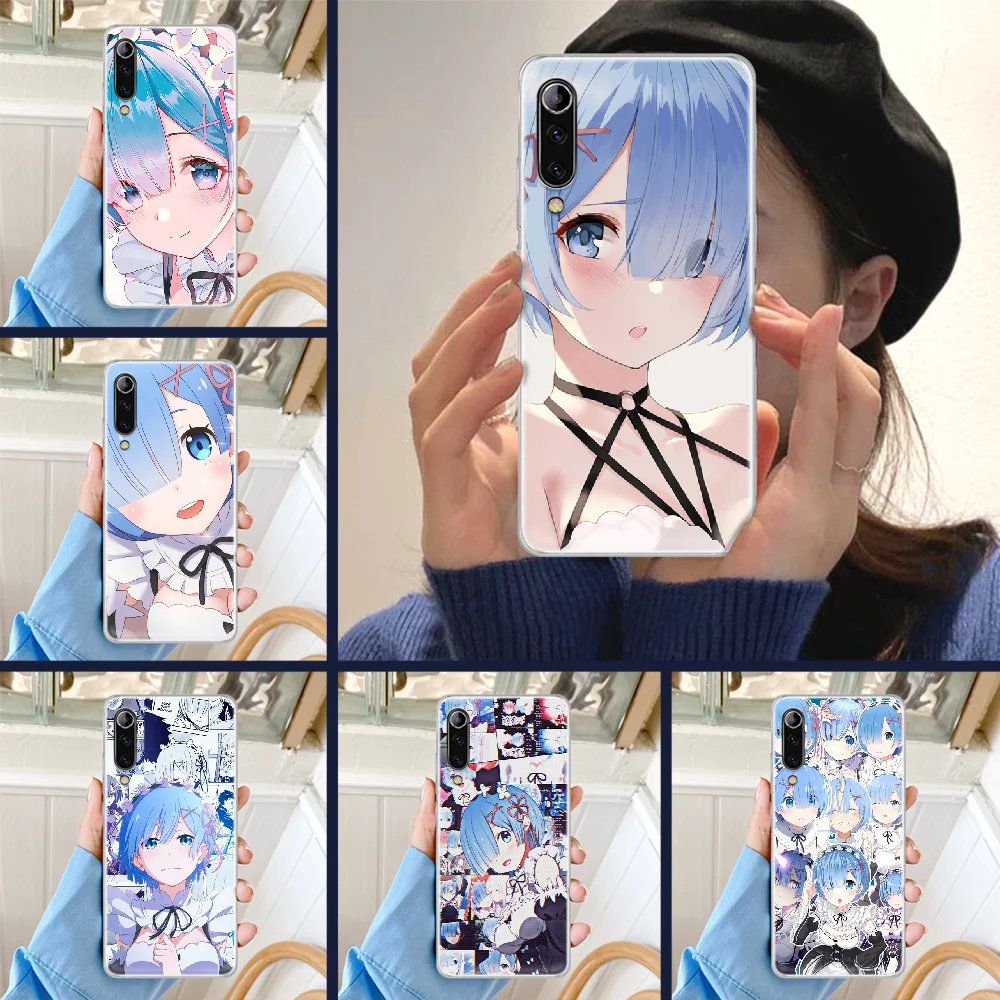 Re Life Zero Rem Anime Phone Case Cover For XIAOMI Redmi Note K 4 5 6 7 8 9 10 20 30 3 A X Pro Ultra transparent Coque Trend | Мобильные