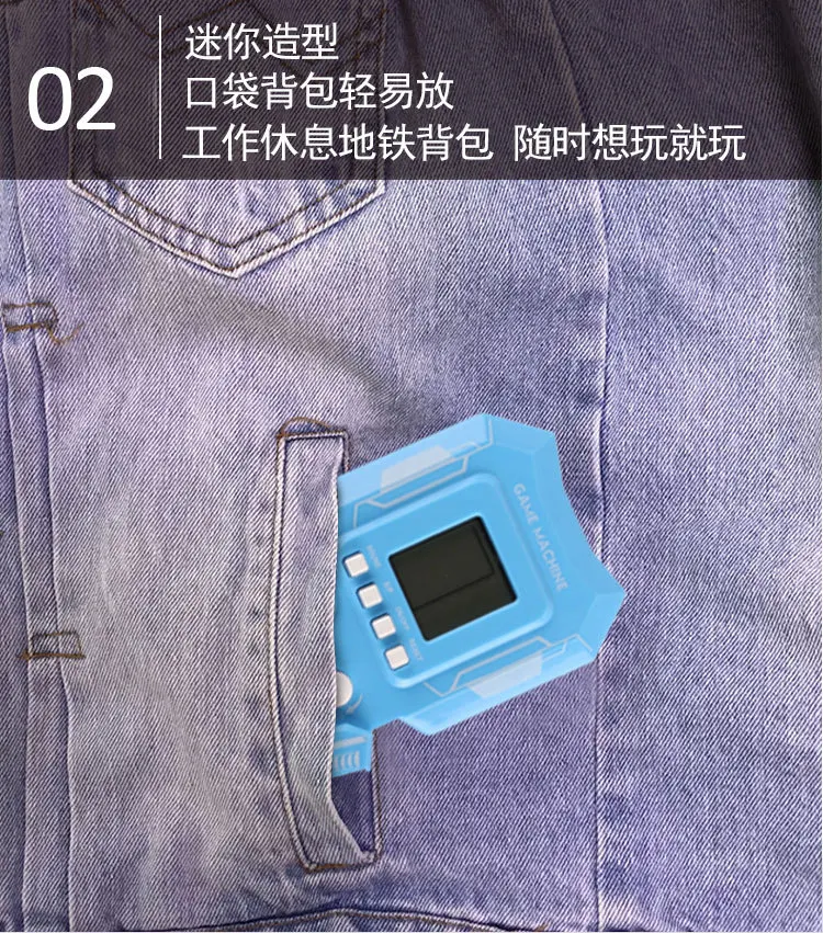 Stall Russia Square Cartoon Game Console Handheld Game Console Game Machine for Children Toy