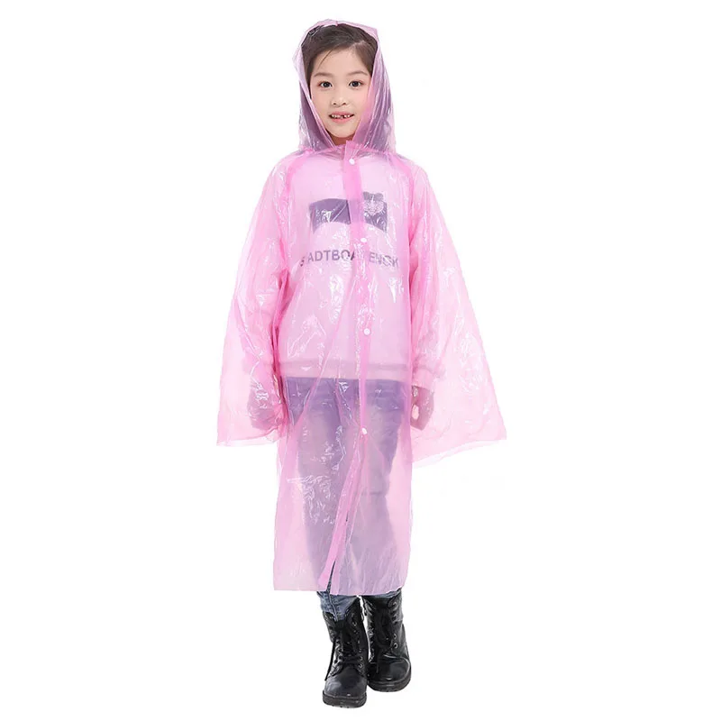 Camping Emergency Hiking Kids/Adult  Poncho Rainwear Rain Gear Rain Coat 
