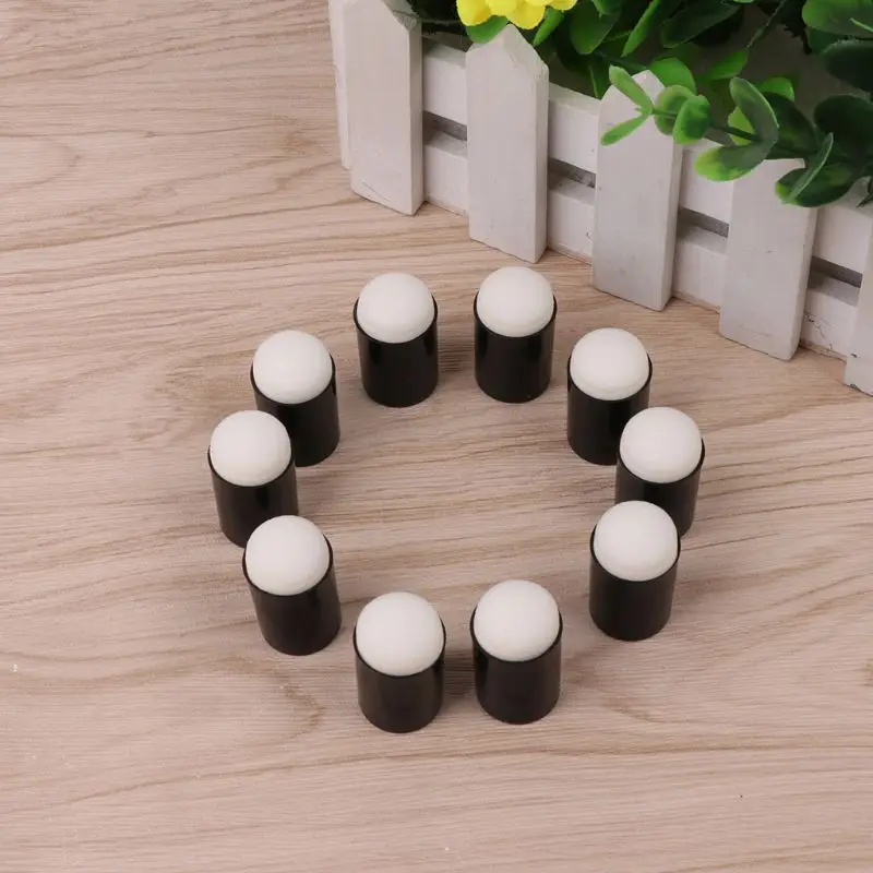 

40pcs Finger Sponge Daubers Painting Ink Pad Stamping Brush Craft Case Art Tool