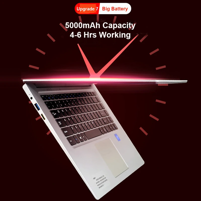  15.6 Inch 6GB RAM SSD Ultrabook Gaming Laptops for Intel J3455 Win10 1920x1080 Full HD Notebook