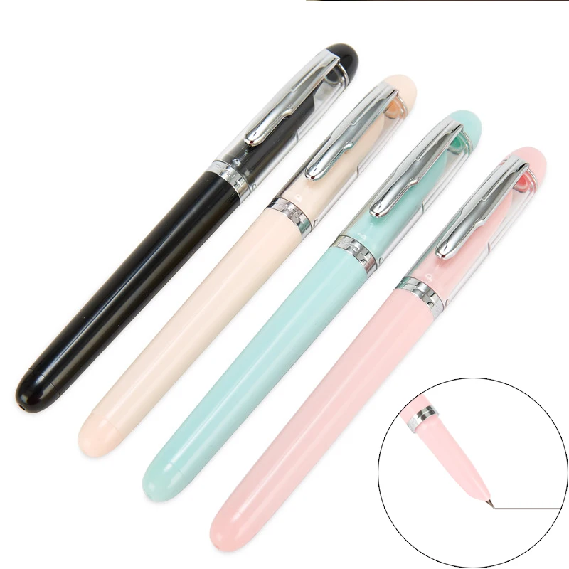 

1PC Students Fountain Pen Luxury Office Ink Pen Calligraphy Pen for Writing Use Ink Sac or Absorb Ink School Supplies Stationery