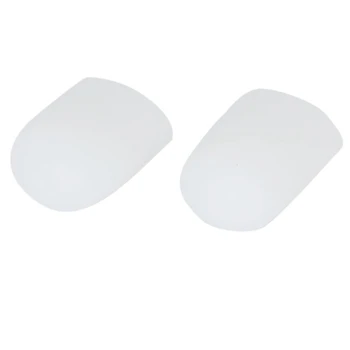 

1 Pair of Gel Toe Caps for Adult Big Toes---White
