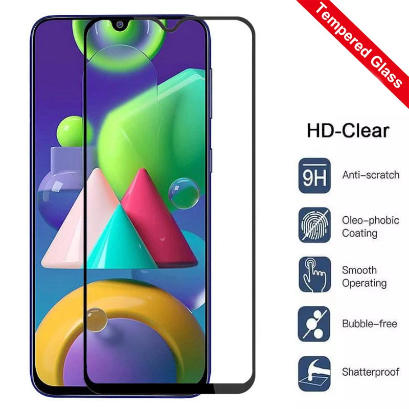 Screen Protector Film For Samsung Galaxy M21 Protective Glass on the
