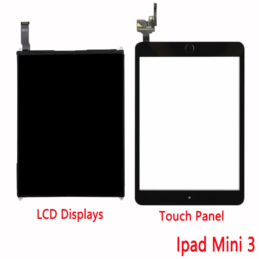 100% протестированный ЖК-экран для Ipad Mini 3 A1599 A1600 7 9 дюйма ЖК-дисплеи с кнопкой