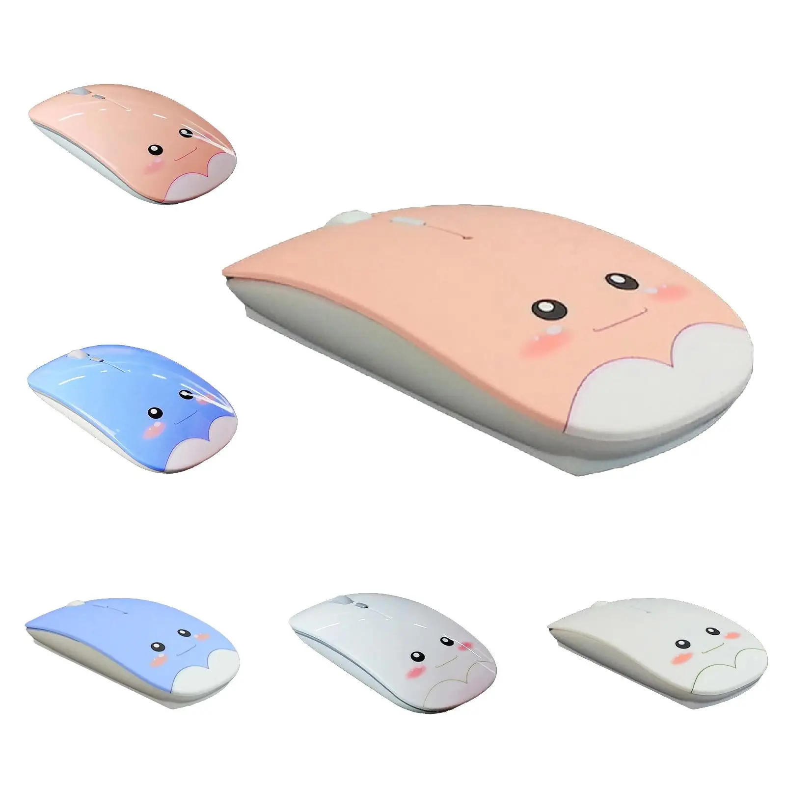 

Portable 800/1200/1600 DPI Bluetooth 5.0 Wireless Cute Mouse Computer Accessory Mini Wireless Gaming Mouse Plug Play