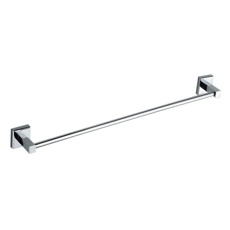 

Bathroom Hook Unit Square Phone Body Copper Single-rod Towel Rack Towel Rod Single Layer Towel Rack Chrome Towel Bar