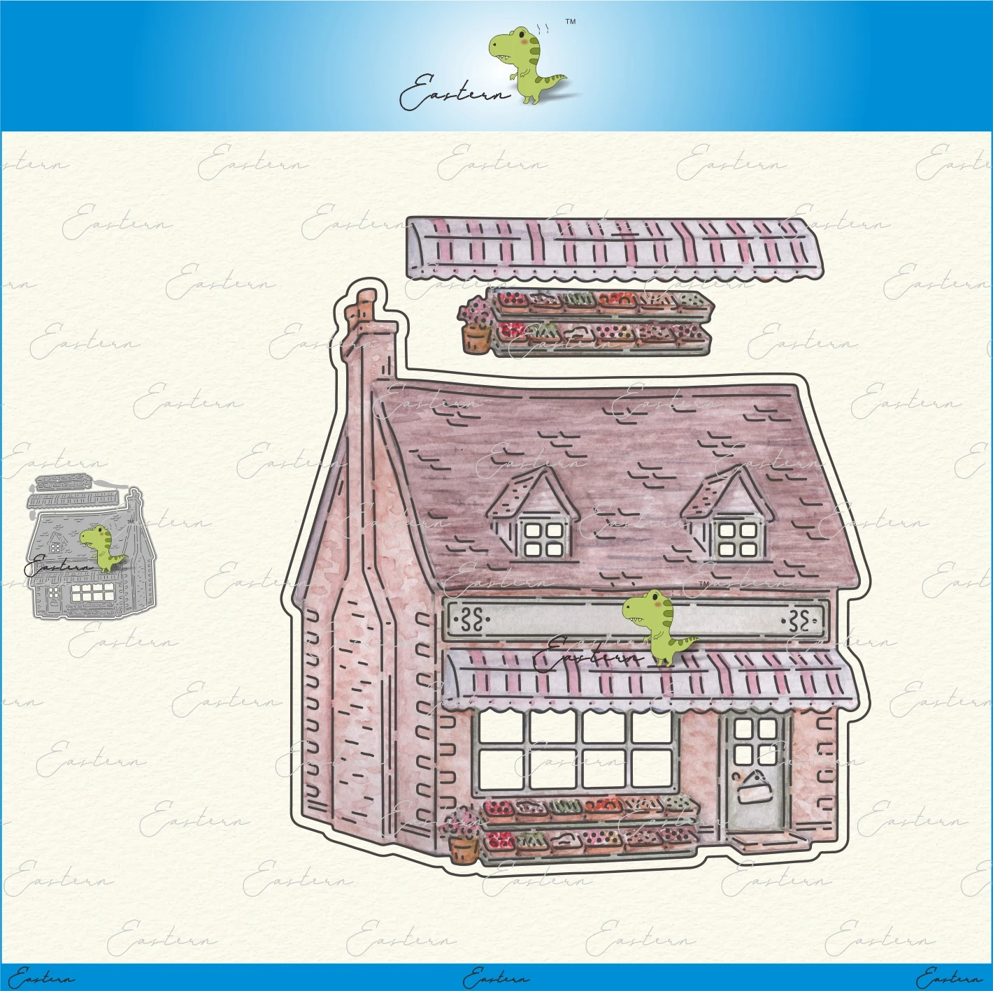 

Jess s Village Shop View Cutting Dies new 2020 Metal mould dies Scrapbooking Paper Making Craft die Matching color paper dies
