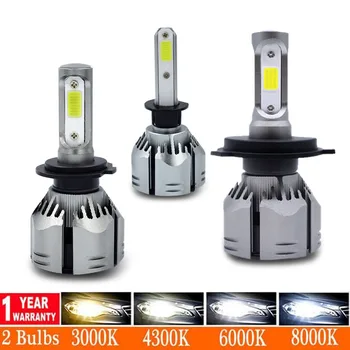 

12000Lms New Mini Car H4 H7 led Headlight Bulbs H1 H8 H11 Car Lamp H7 12v 24v 9005 HB3 9006 HB4 Auto Headlamps Fog lights Kit