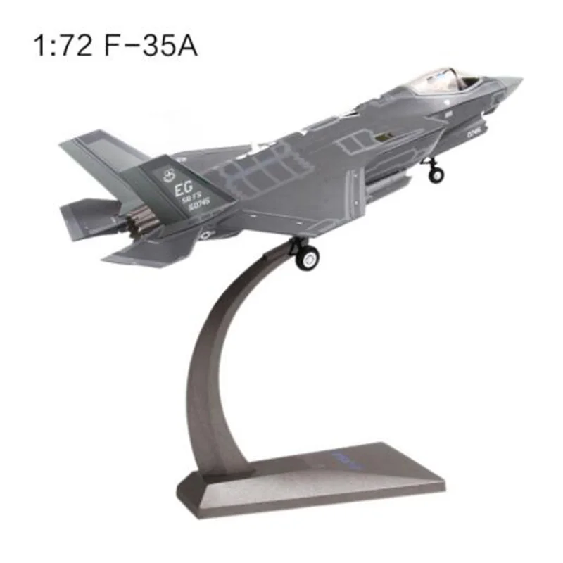 Модель истребителя F35, модель американского флота США, модель 1/72 года, художественная модель самолета, игрушки для взрослых и детей, подарок для показа коллекции