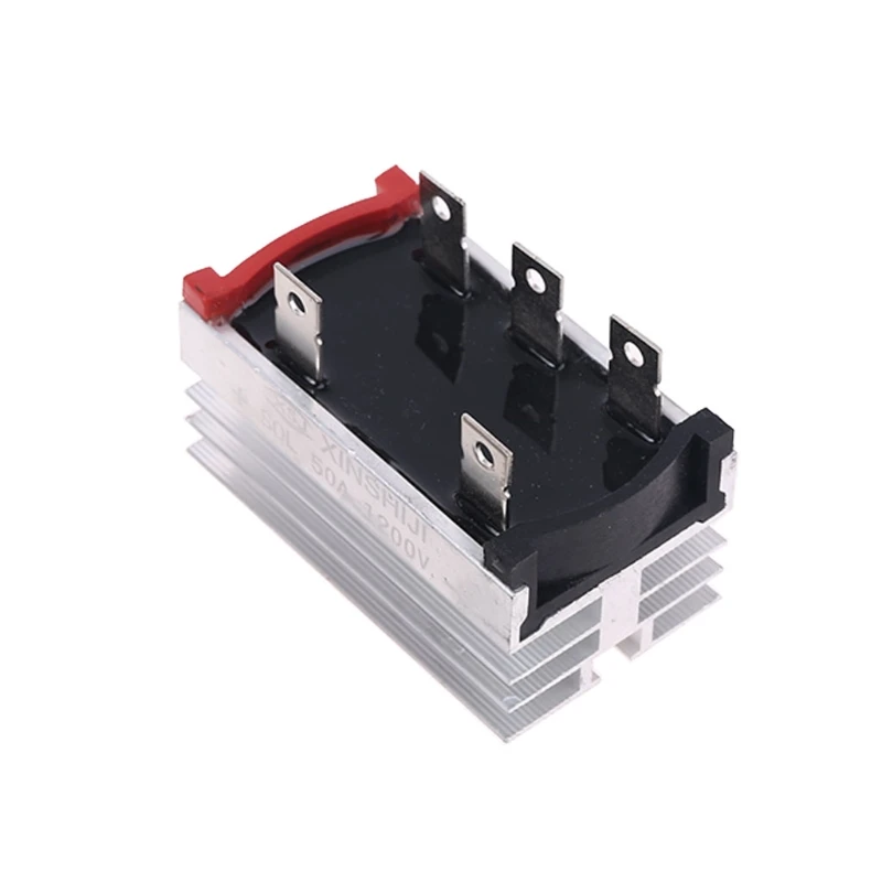2021 Новый 35A 50A 1200V Алюминий чехол 3 фазы диодный мост выпрямителя 50Amp SQL50A модуль |