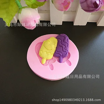

Liquid Silicone Mold Heart Ice Cream Ice Sucker Modeling Fondant Cake Decorating Tool Handmade Soap Baking Tool
