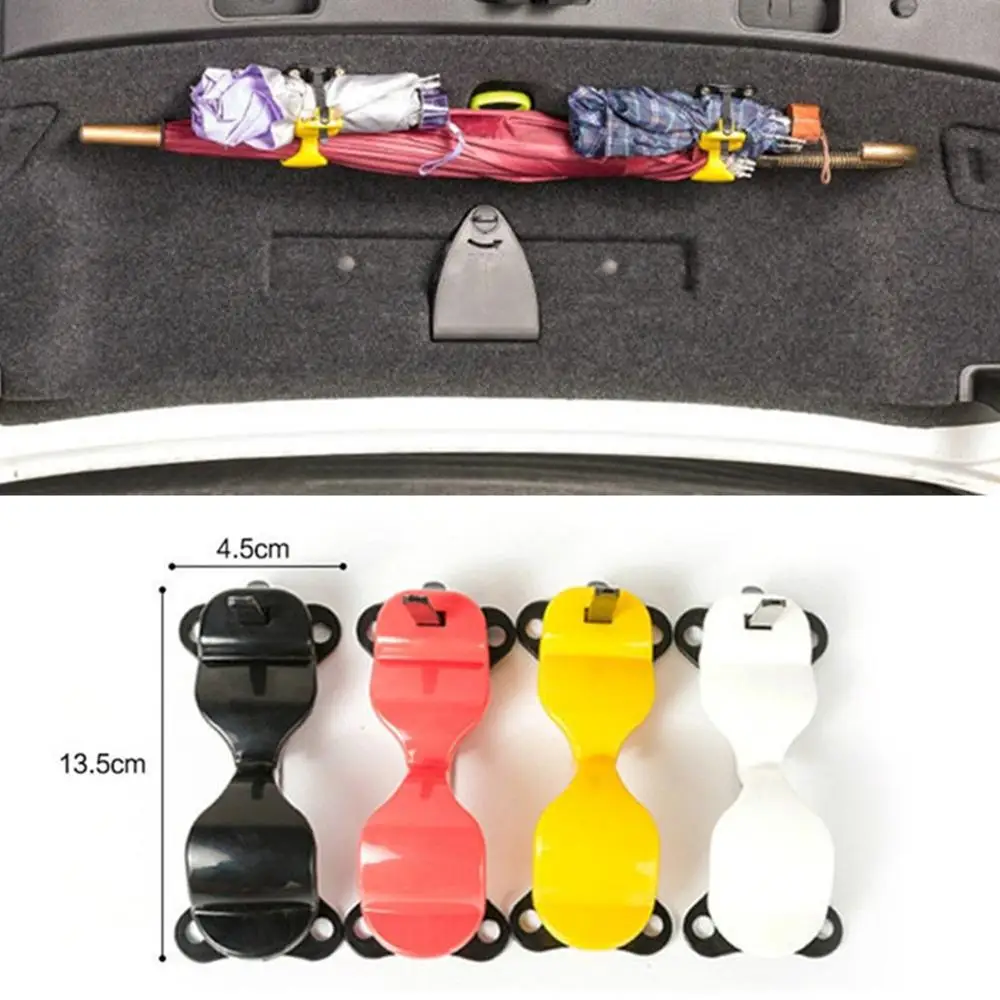 

2X Universal Car Umbrella Holder Car Styling Trunk Organizer Hook Mounting Bracket Auto Umbrella Storage Holder Car Accessories