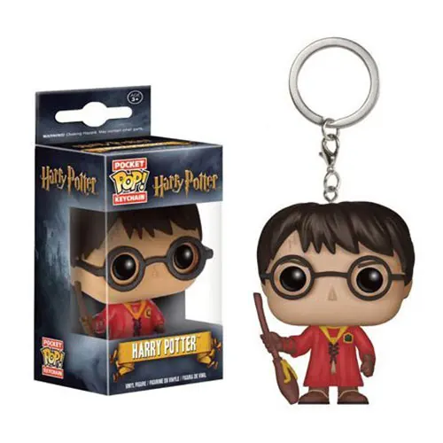 FUNKO POP Marvel паук рыцарский США капитан Ститч Один Кусок Луффи IT Law Харри Поттер игрушка-брелок для ключей для детей подарок - Цвет: Розовый