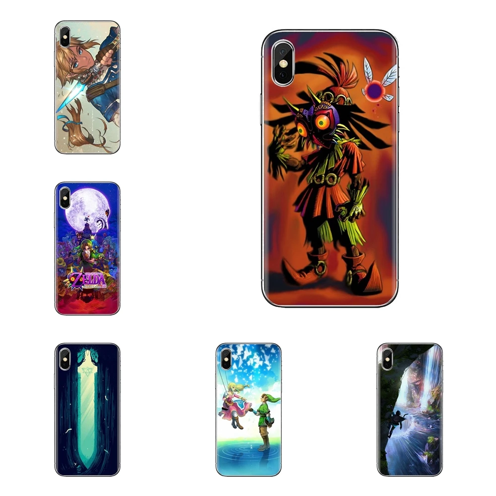 For Huawei Mate Honor 4C 5C 5X 6X 7 7A 7C 8 9 10 8C 8X 20 Lite Pro Legend of zeldas Majora's Mask Transparent Soft Cases Covers |