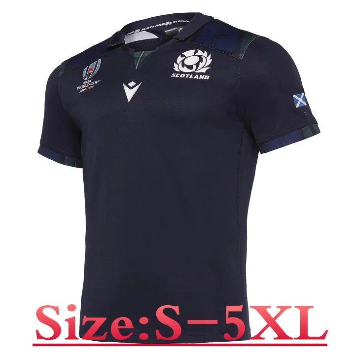 

SCOTLAND RUGBY RWC 2019 RUGBY HOME JERSEY size S-5XL Print custom names and numbers Top quality free shipping
