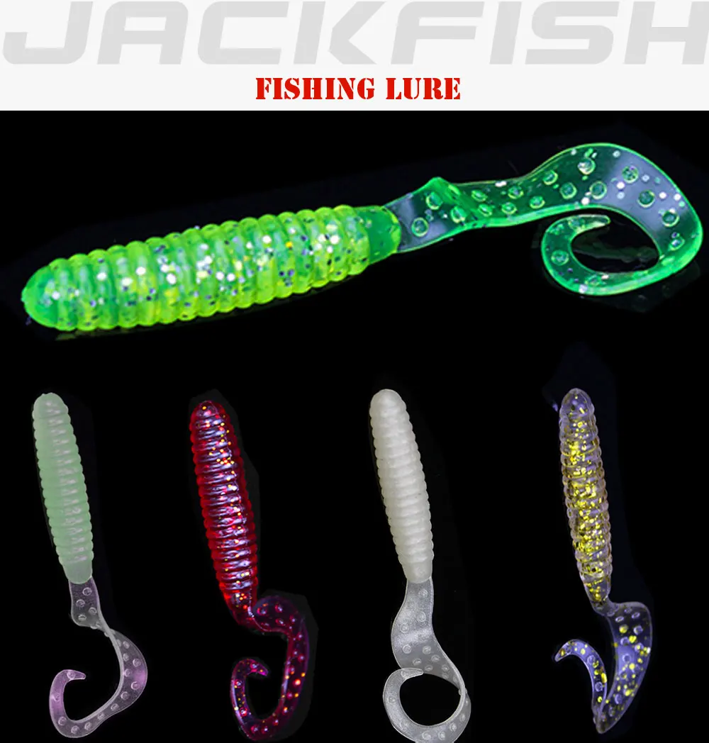 JACKFISH, 3 шт./лот, Мягкая приманка, Сатурн, червь, 2,4 г, 6,5 см, плавающие приманки, силиконовая Мягкая приманка для ловли карпа, искусственная Мягкая наживка для рыбалки