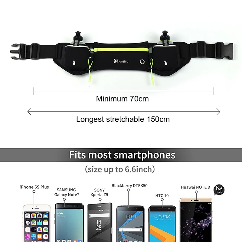 Marathon Dual Pocket Running Belt Trail Running Waist Bag For Phone Sports Fanny Pack Man/Woman Fitness Waist Pack Water Bottle Marathon Dual Pocket Running Belt Trail Running Waist Bag For Phone Sports Fanny Pack Man/Woman Fitness Waist Pack Water Bottle