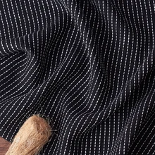 Качественная льняная ткань, окрашенная пряжа, поверхность в полоску, tissu, модное платье, штаны, одежда в стиле пэчворк