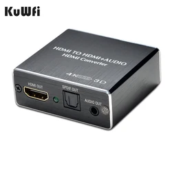KuWFi – convertisseur Audio 3D HDMI 4K vers HDMI 5.1, décodage, commutateur de Signal Audio pour PC TV, lecteurs Blu ray, projecteur pour boîte xiaomi 