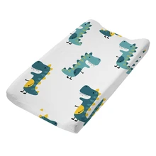Housse de matelas à langer pour bébé, en coton doux et respirant, drap de Table, tapis à langer imprimé, protection pour nourrissons et tout petits 