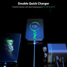 Cden car MP3 player Bluetooth 5.0 receiver FM transmitter pd18w USB-C car charger U disk music phone player