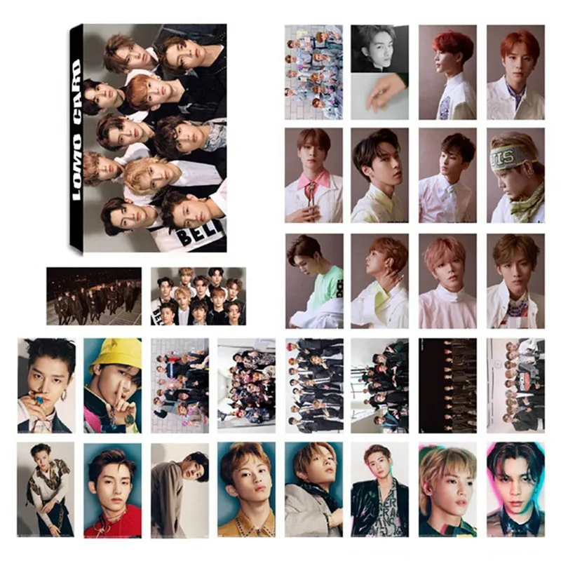

30Pcs/Set KPOP NCT127 Photo Card Poster Lomo Cards Self Made Paper Photocard Fans Gift Collection