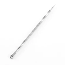 Nordmyra 200 шт. черная головка Комедон акне прыщи экстрактор прыщиков инструмент для удаления угрей ложка для ухода за кожей лица инструмент