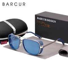 Черепаха солнцезащитные очки Железный человек 3 Matsuda TONY стимпанк Солнцезащитные очки Мужские зеркальные коричневые градиентные солнцезащитные очки мода