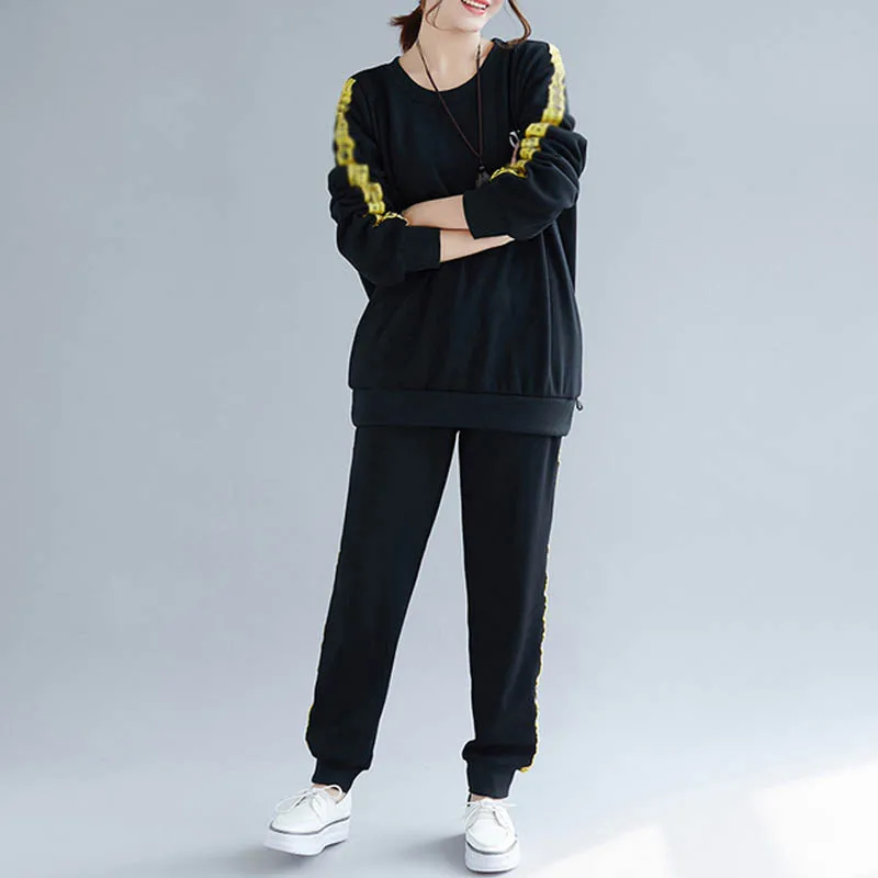 Зимние толстовки больших размеров, обхват груди 150 см, 6XL, 7XL, 8XL, 9XL, толстовки черного цвета, комплект из двух предметов