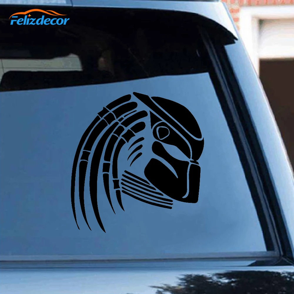 15*16cm New Arrivals Predator Pattern Art Decal Car Decor Window Trunk Bumper Car Stickers Vinyl Waterproof L1153