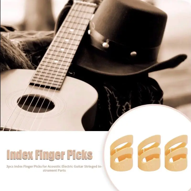 Прочный палец pick s Классический Нежный 3 шт. Аляска pick указательный палец pick s для акустической электрогитары часть инструмента