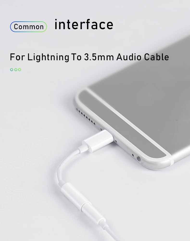 Для iOS 12 11 адаптер для наушников для iPhone 7 8 6 XS AUX адаптер для Lightning Female To 3,5 мм папа Адаптеры кабель для подключения наушников