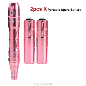 

Wireless Microblading Machine Permanent Makeup Tattoo Pen for Ombre Powder Brows Microshading Eyeliner Lip 2 Battery Rose Silver