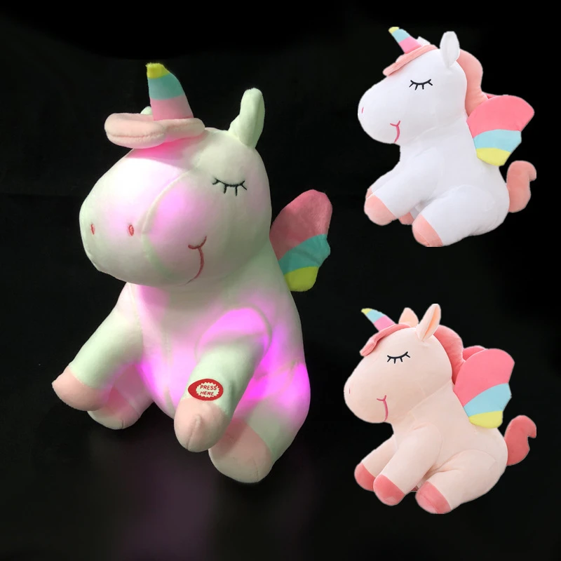 light up unicorn teddy