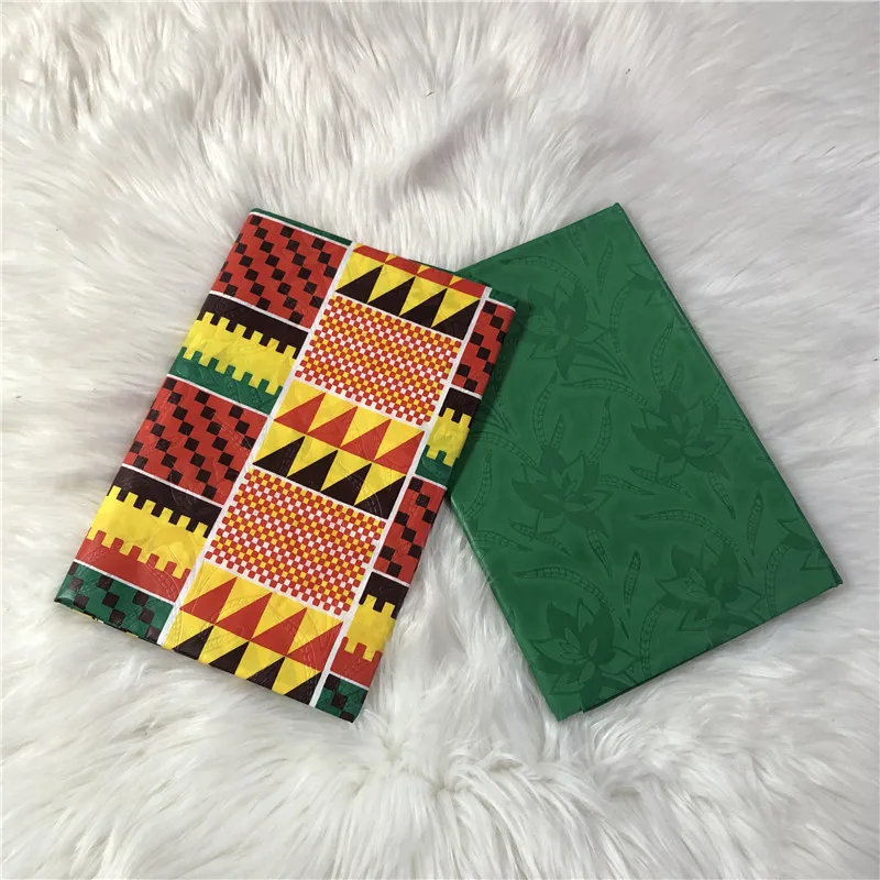 Ткань Анкары в нигерийском стиле полиэстер Гана кэнте воск африканская ткань с
