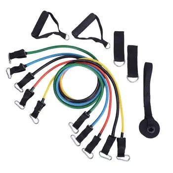 

11pcs/set Pull Rope Fitness Exercises Resistance Bands Latex Tubes Pedal