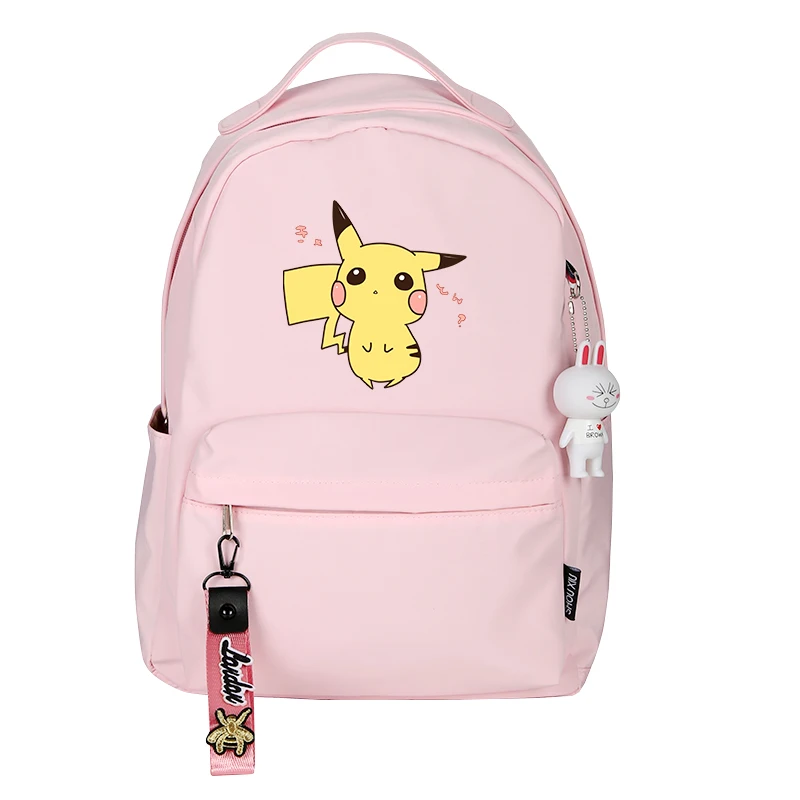Рюкзак Пикачу Косплей Аниме-сумки для подростков Mochila Розовый Рюкзак Kawaii Подарки на день рождения Симпатичные Рюкзаки для взрослых - Цвет: GJF taitou