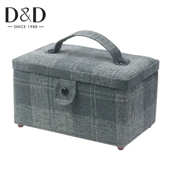 

New Sewing Kits Fabric Sewing Storage Basket Stitch Needle Thread Sewing Tools Storage Box Basket Fabric Craft Mother's Day gift
