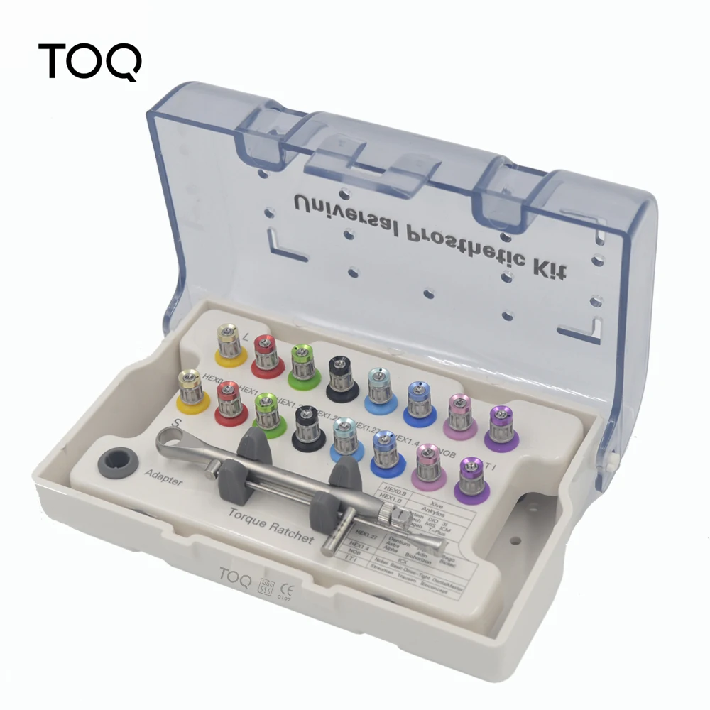 New Arrival Whole Set Dental Implant Restoration Tool Kit Universal Torque Screwdrivers Wrench 10-70NCM | Красота и здоровье