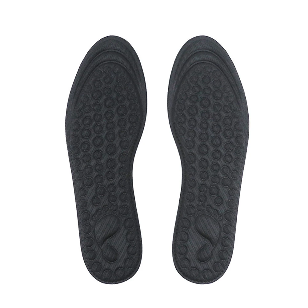 

1 Pair 4D Massage Insoles Shock Absorption Soft Sponge Breathable Sole Pad -OPK