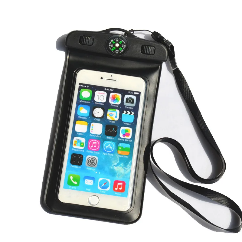 

Compass mobile phone waterproof bag arm with dual-use waterproof mobile phone bag outdoor swimming waterproof case