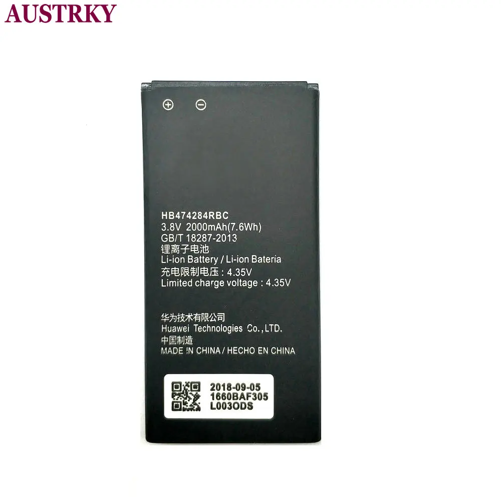 New HB474284RBC 2000mAh Battery For Huawei Honor 3C Lite G615 G601 G620 G521 Y560 C8816 C8816D High Capacity Li-ion Batteries | Мобильные