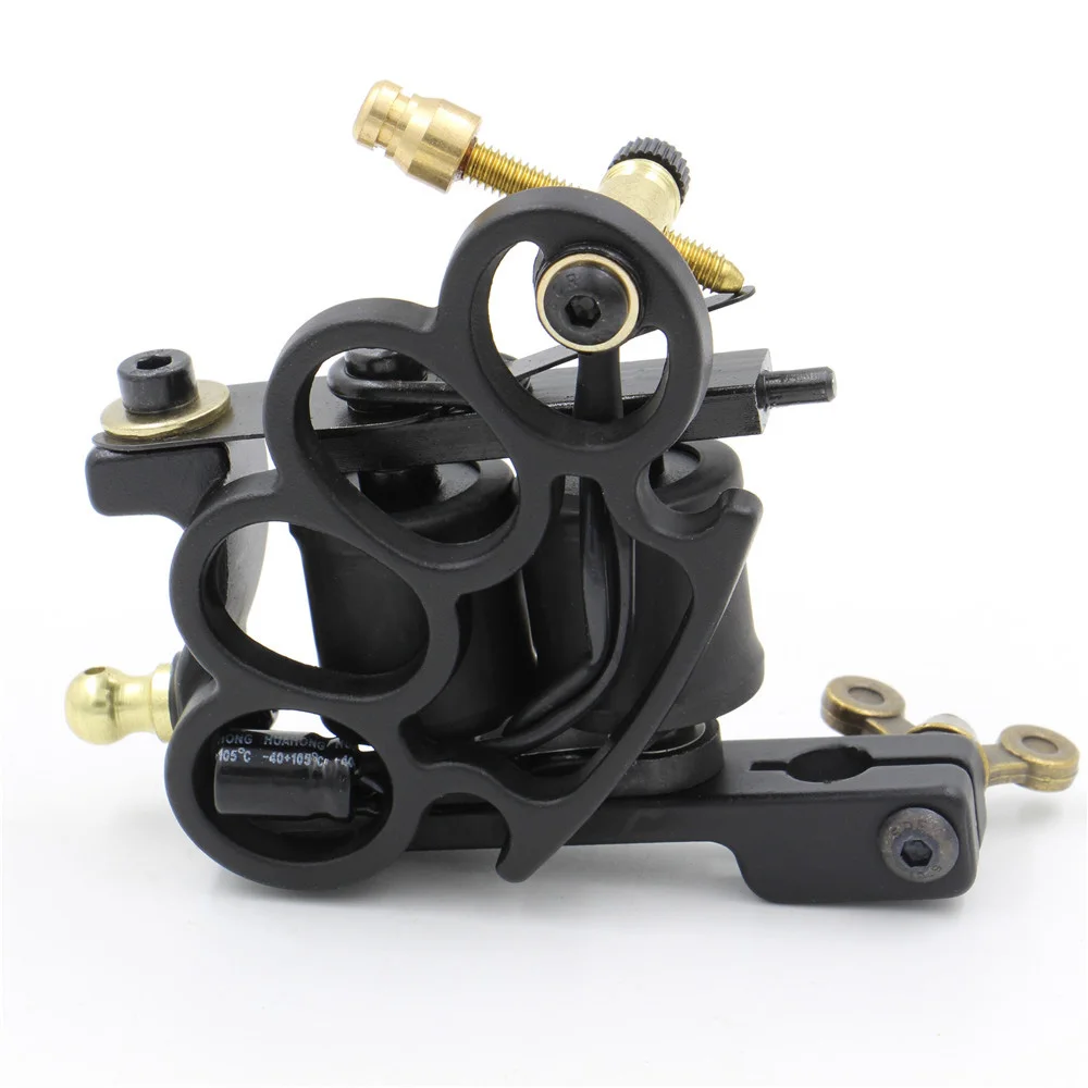 

Professional 10 Wrap Coil Tattoo Machine 10 Wrap Coils Tattoo Gun Cast Iron Tattoo Frame For Liner Shader Tattoo Supplies