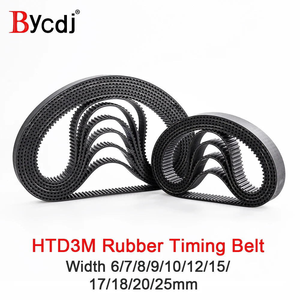 Arc HTD 3M Timing Belt C=525 531 537 540 Width 10/15Mm Teeth175 177 179 180 HTD3M Synchronous Pulle 525-3M 531-3M 537-3M 540-3M 