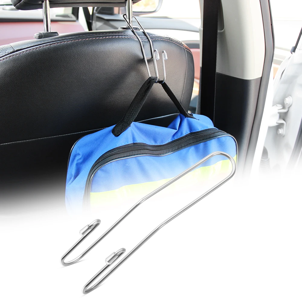 Металлический подголовник для автомобильного сиденья вешалка крючок зажим Land