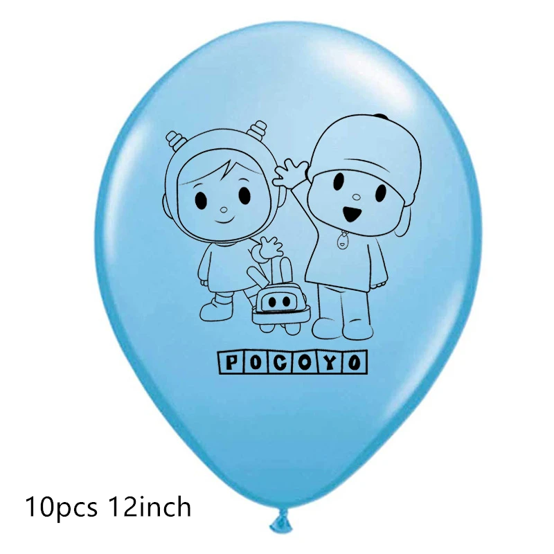 Новый Pocoyo латексных воздушных шаров Детский мультфильм вечерние баллоны