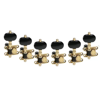 

Koyunbaba 6Pcs Guitar Machine Heads Knobs Guitar String Tuning Pegs Machine Head Tuners for Electric Or Acoustic Guitar