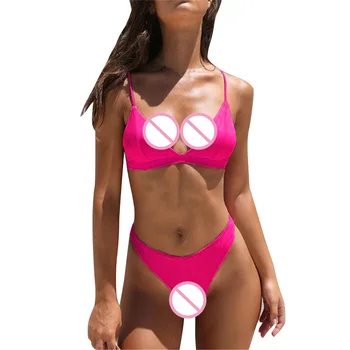 

Free Ostrich Sexy Lingerie Women Underwear Two Pieces Solid Push Up Bra Flower Panties Bandeau Bra And Panty Set Biquini Praia