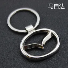 Металлический автомобильный брелок с логотипом, автомобильный брелок, брелок для ключей chaviro Llavero для Mazda Mercedes VW, автомобильный кулон, держатель для ключей, лучший подарок